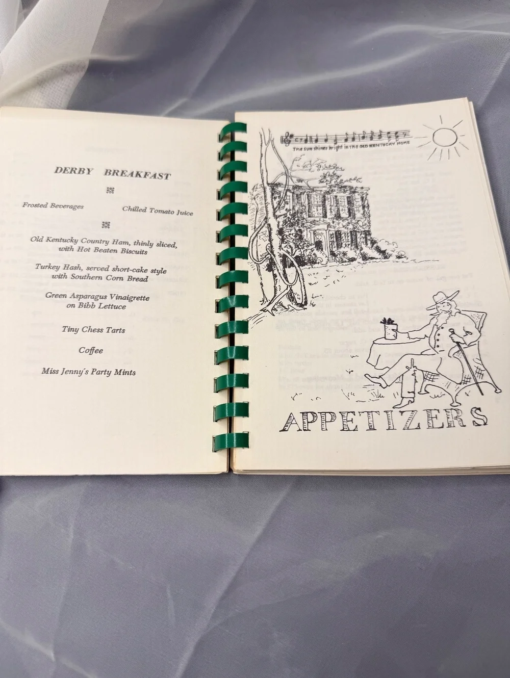 Cabbage Patch Famous Kentucky Recipes Cookbook 1972 Spiral Community Cookbook